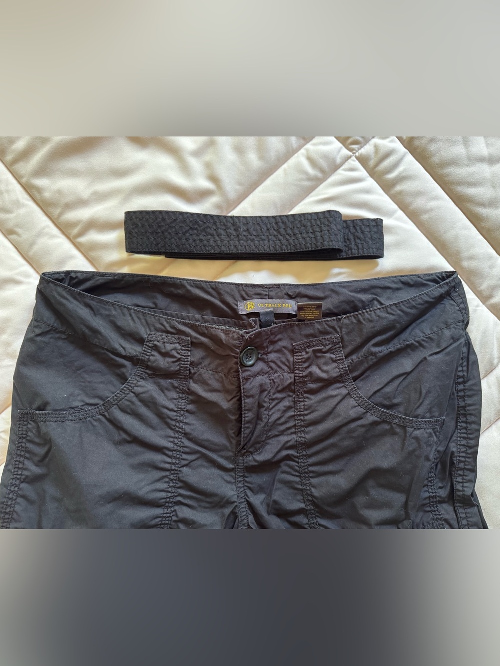 Outback Red Cargo Cropped Pants